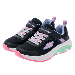54-SKECHERS 童鞋 慢跑鞋 運動鞋 止滑 黑 粉 ELITE SPORT TEMPO 303888LBKMT