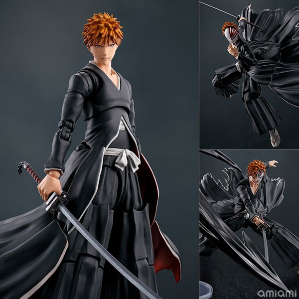 全新現貨【BANDAI】S.H.Figuarts SHF BLEACH 死神 黑崎一護 月牙天衝 可動完成品