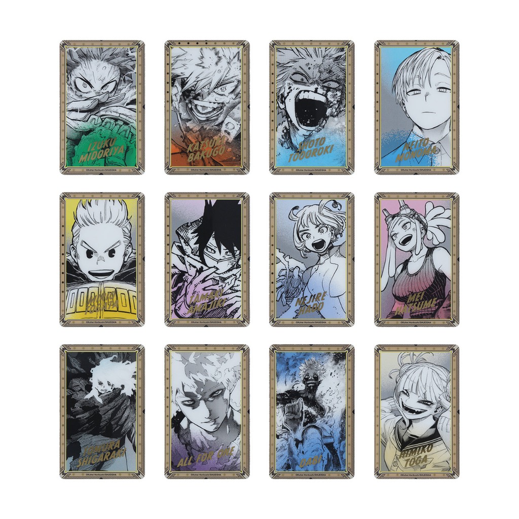 日版 我的英雄學院 原畫展 燙金透明卡 綠谷 爆豪 轟焦凍 物間寧人 通形 非現貨 下單前請先私