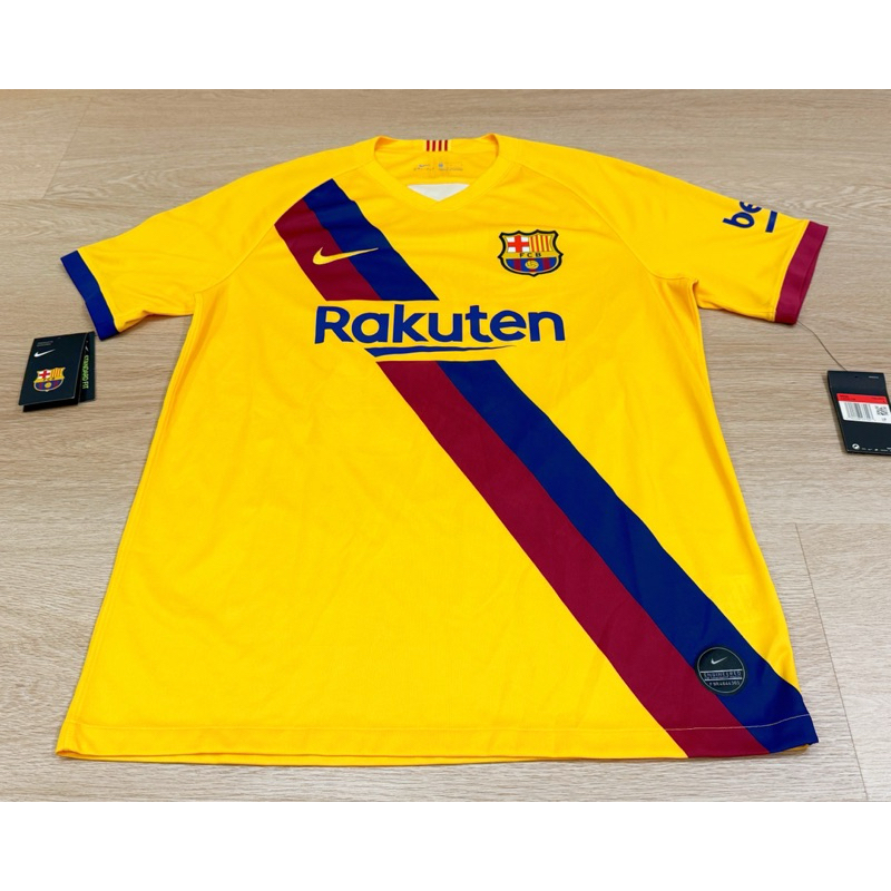 絕版正品！NIKE FCB Barcelona 巴塞隆納 2019-20 客場球衣（MESSI 10號，NIKE 製）