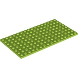 LEGO Lime Green Plate 8x16 樂高 萊姆綠色 基本 薄板 底板 6129600 92438