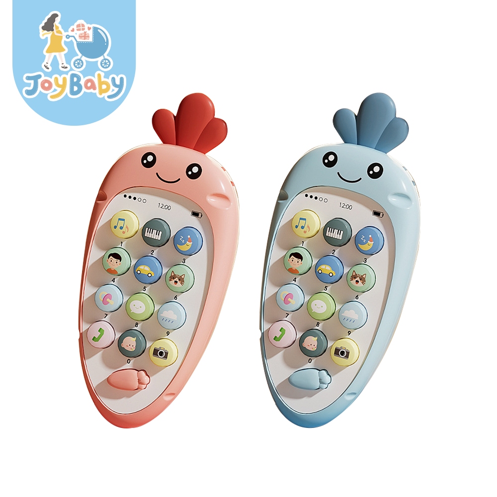 JOYBABY 兒童音樂玩具手機 嬰兒多功能牙膠中英雙語寶寶玩具