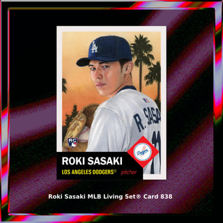 現貨 正版 Topps 佐佐木朗希 Roki Sasaki MLB Living Set® Card 838 洛杉磯道奇