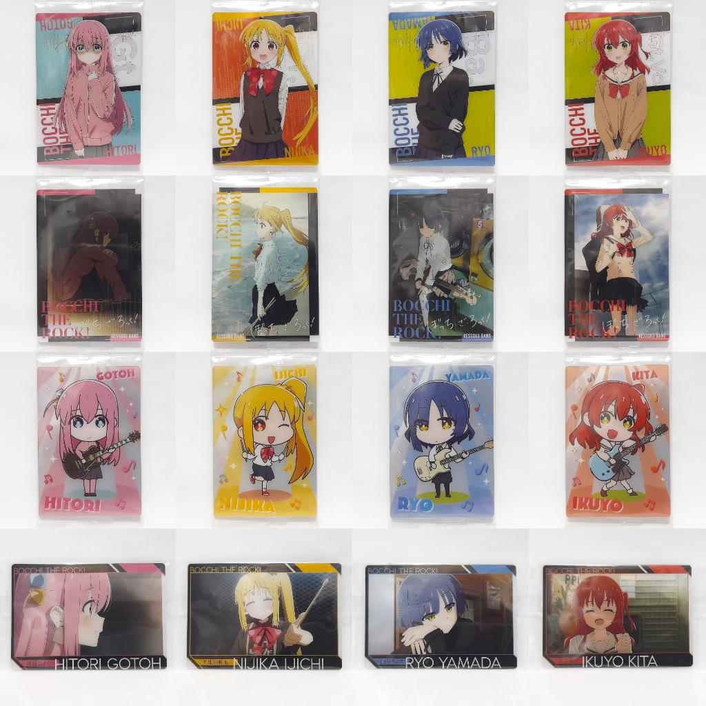 正版 孤獨搖滾 卡片 確認款 單售 第一彈 BANDAI NAMCO 餅卡 P1 後藤一里 伊地知虹夏 山田涼 喜多郁代