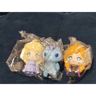 冰雪奇緣 anna elsa 火蜥蜴 吊飾一組