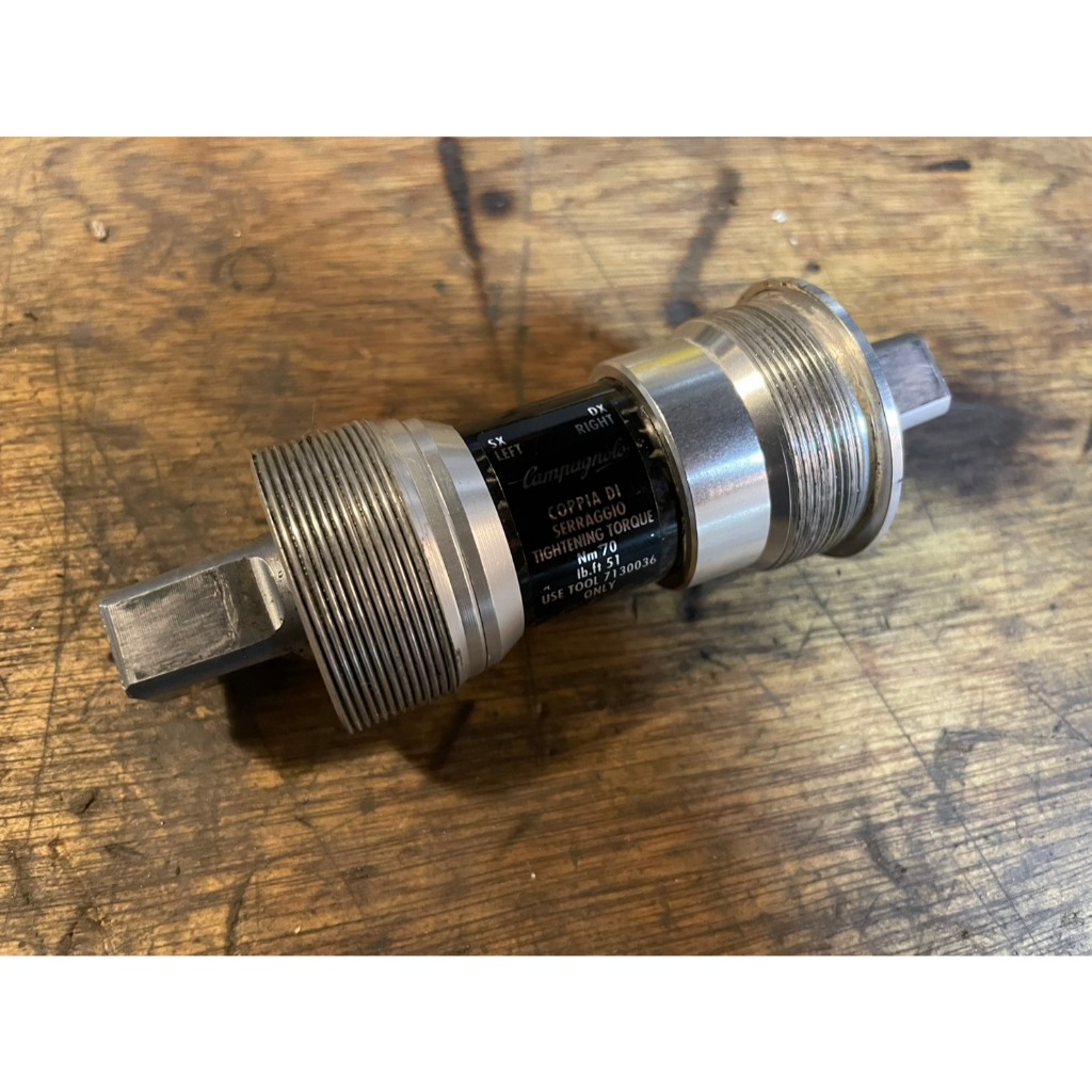 二手 Campagnolo Record Square 義牙 BB 111MM 鋼管車 單速車