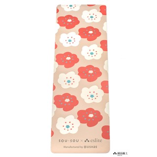 【誠品限定】SOU．SOU X USHaS乾溼止滑PU瑜珈墊/ 4mm/ 美式復古/ 微笑 eslite誠品