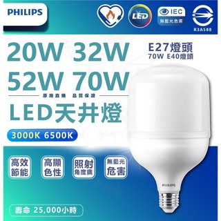含稅 PHILIPS 飛利浦 LED 中低天井燈泡 大燈泡 高亮度燈泡 廠房燈泡 夜市燈泡 超亮燈泡 工廠燈泡