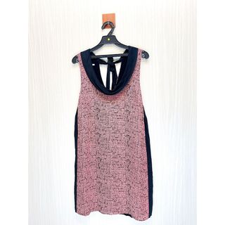 KOOKAI 紅黑翻領無袖洋裝 (商品號 23081990