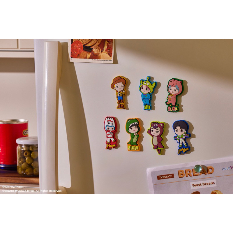［現貨］BTS 防彈少年團 聯名 玩具總動員 TinyTAN 磁鐵