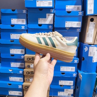 代購♦️2507 Adidas Gazelle Bold Lisa同款 燕麥奶茶 孔雀綠 厚底 ID7056