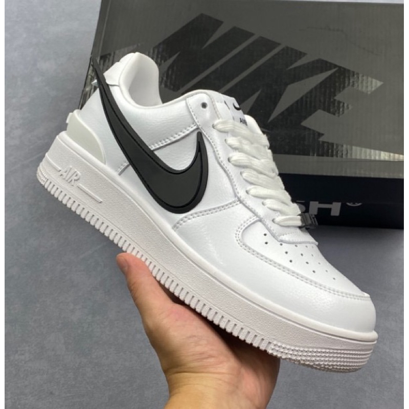 Nike Air Force 1 Low SP x Ambush 白色黑勾低筒休閒鞋