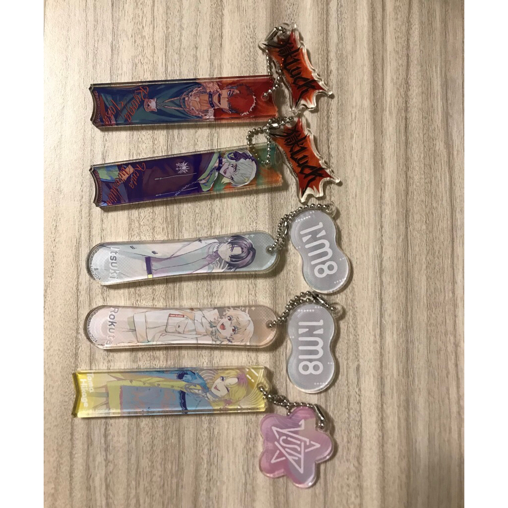 paradox live周邊吊飾$150/1（獄luck/1Nm8/Visty）現貨！！！  獄luck已售出