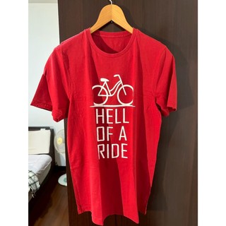 短袖T-shirt 男/紅/M/GIORDANO/二手
