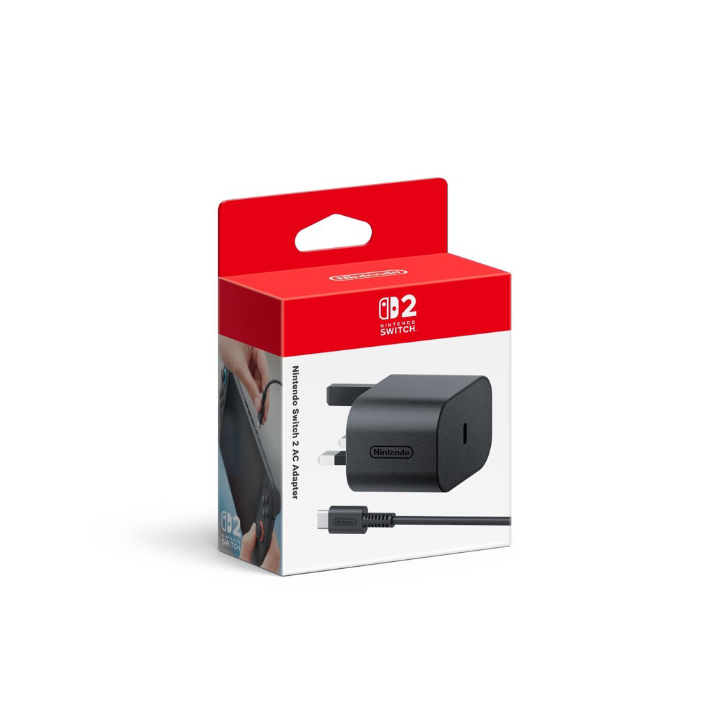 NINTENDO 任天堂 Switch 2 香港規格 AC變壓器 充電器 遊戲主機配件