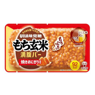 (日版) UHA 糯感玄米飽足能量棒 ( 烤飯糰風味 55g )