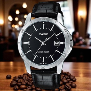 錶流行CASIO (MTP-V004L-1A) 簡約設計時尚男指針錶