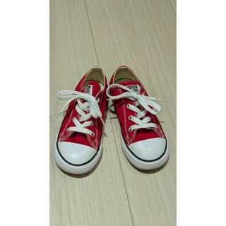 [二手] CONVERSE 專櫃購買 正品 小童 紅鞋 帆布鞋 休閒鞋 16.5cm US10