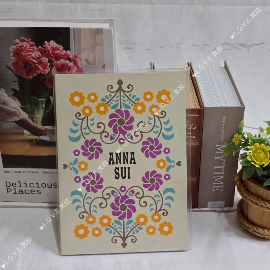 💖💖全新 ANNA SUI 安娜蘇 ♨️♨️ 華麗花園筆記本 全新未使用 ♨️L.O.V.E.美妝