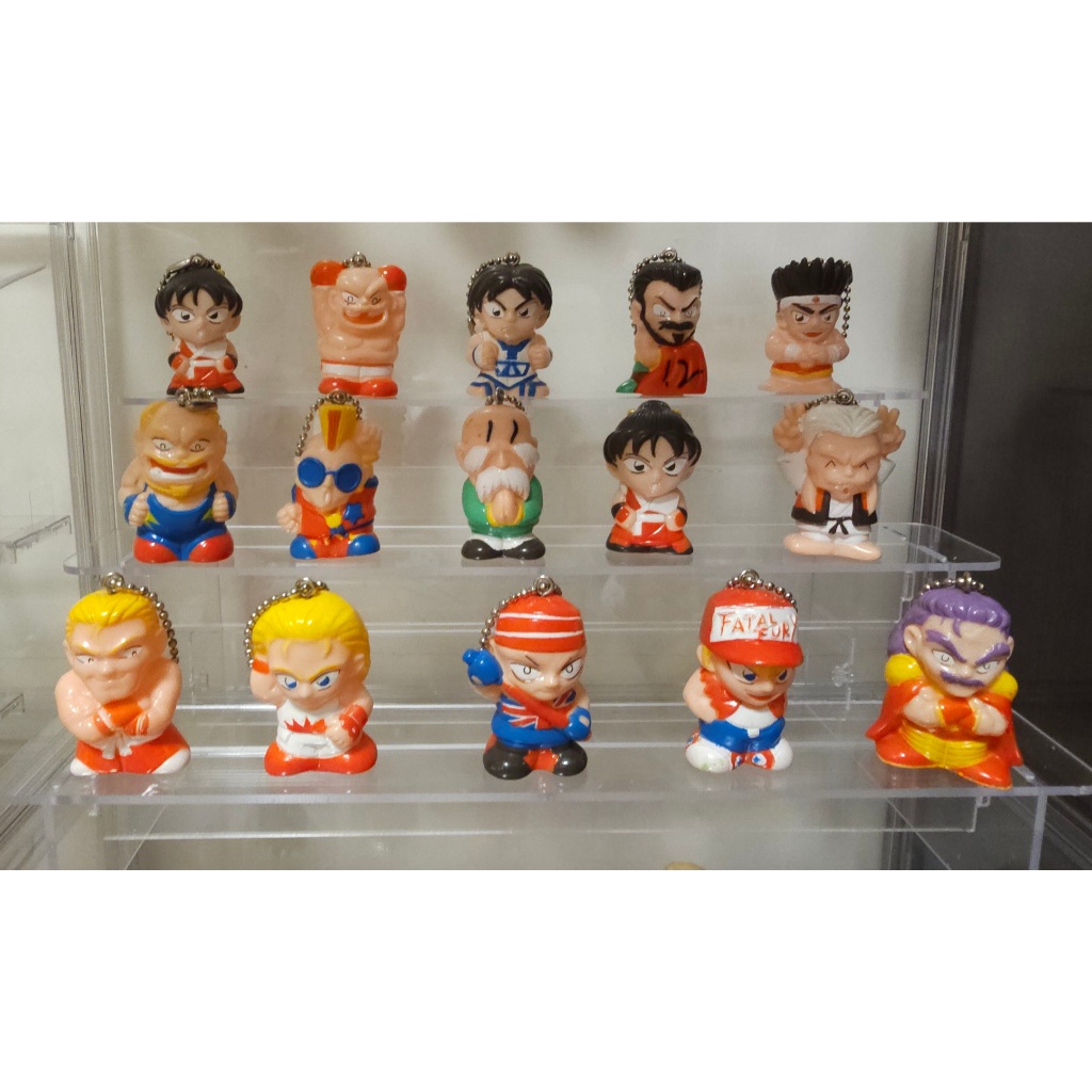 絕版 超稀有 SNK 1993 餓狼伝説 餓狼傳説 SPECIAL 人形指偶 15隻 (無陳秦山)