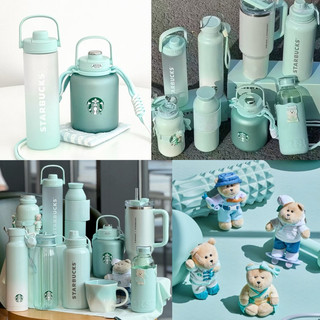 二週內到貨♡ 中國大陸 星巴克 STARBUCKS 小清心系列 杯子 北歐 薄荷綠 陶瓷 馬克杯 吸管杯 運動水壺 保溫