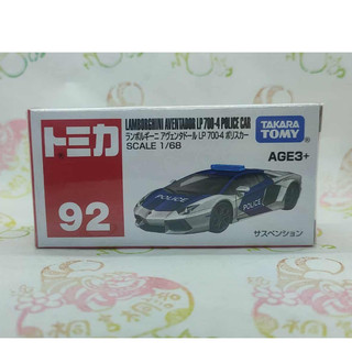(安安) Tomica Asia 亞洲版 92 Lamborghini Aventador LP 700-4 Polic