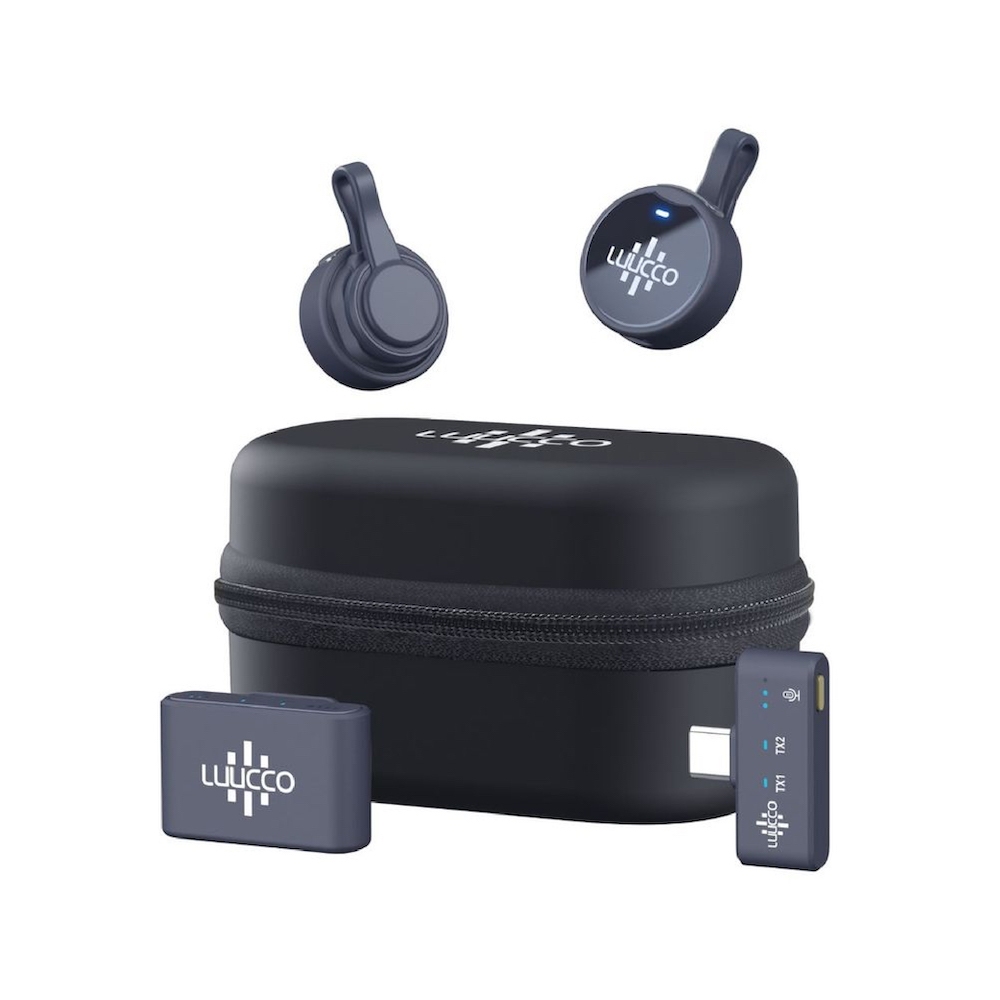 LUUCCO AirWave Pro K2 Combo 一對二無線磁吸領夾麥克風 萬用組