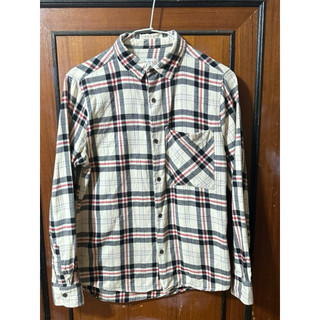 Zara Kids 男童 size11/12 152cm 米色格紋襯衫（Burberry風格襯衫）