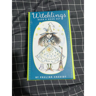 正版 Witchlings Deck & Book Set 女巫魔法咒語卡（近全新）