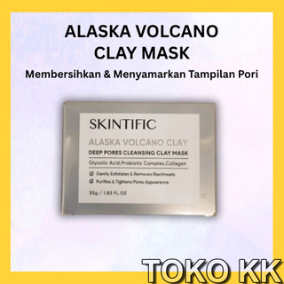 SKINTIFIC Alaska Volcano Clay Mask Masker Wajah KBT105 #10平輸