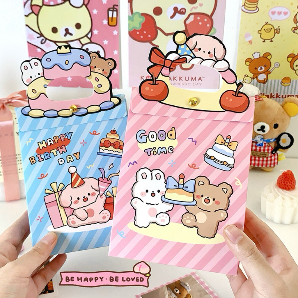 台灣🇹🇼現貨生日系列 手提造型 糖果盒 精美送禮禮盒 餅乾糖果蛋糕包裝盒 生日禮物 幼稚園送禮 烘焙包裝盒
