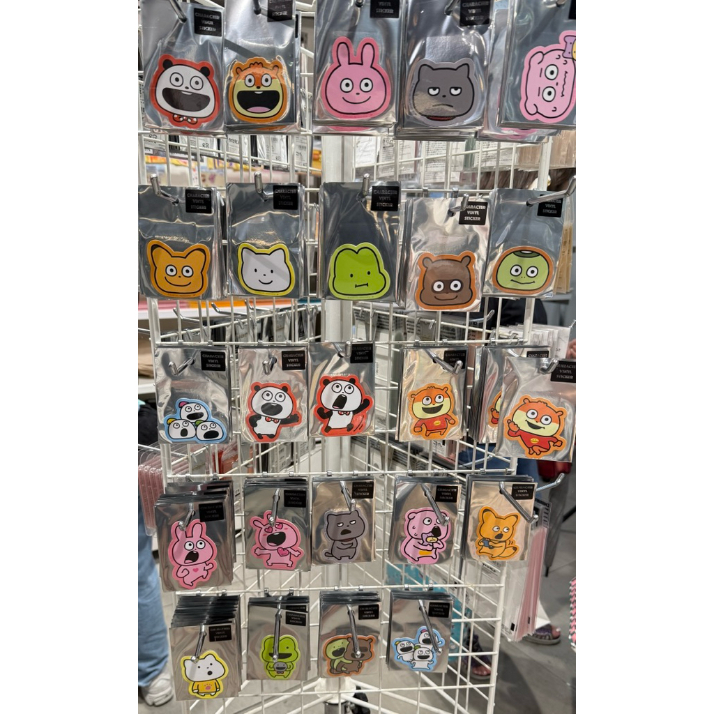 『台灣現貨』西村裕二  娃娃吊飾 熊貓 倉鼠 愛心兔 粉紅兔 戀愛兔 外遇兔 貼紙 束口袋 手帕 毛巾