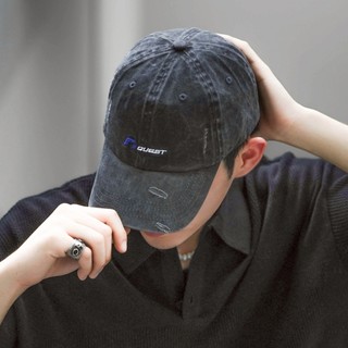 【QUEST】現貨 QUEST WASH LOGO DESTROYED CAP 破壞 水洗 老帽 灰色