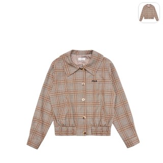 【FILA】女性 平織外套-卡其 5JKY-5438-BN