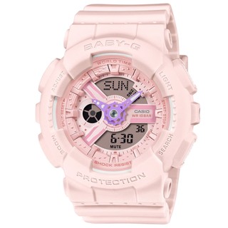 【聊聊甜甜價】CASIO BABY-G 柔和色彩 雙顯腕錶 BA-110AH-4A