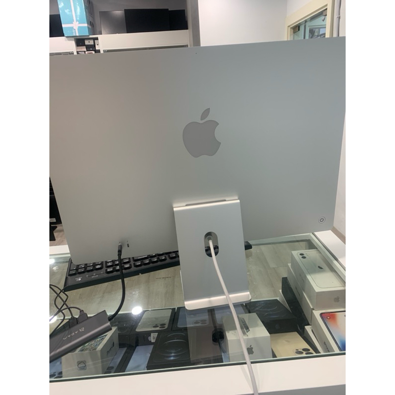 Apple iMac 24吋 2021 4.5K螢幕 M1晶片 8G/256G 銀色 螢x 原廠台灣公司貨 A2439