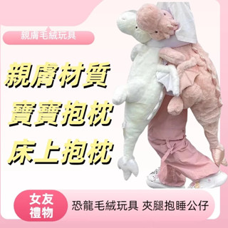 免運出貨✨ 超舒服抱枕 長條抱枕 小飛龍玩偶 睡覺抱枕 恐龍毛絨玩具 夾腿抱睡公仔 女生床上 專用大娃娃 床上抱枕