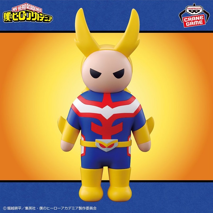 🔥鹿本🔥全新 日版 景品 我的英雄學院 SOFVIMATES  歐叔 歐麥 歐魯麥特 歐爾麥特 軟膠 公仔 模型