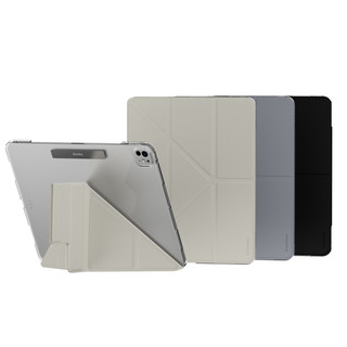 SWITCHEASY Origami Nude ipad Pro 13全方位支架透明背蓋保護套