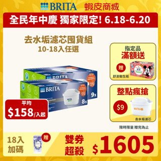 【BRITA官方】MXPRO濾芯-去水垢專家 10入/12入/15入/18入 全新升級 濾水量+50%