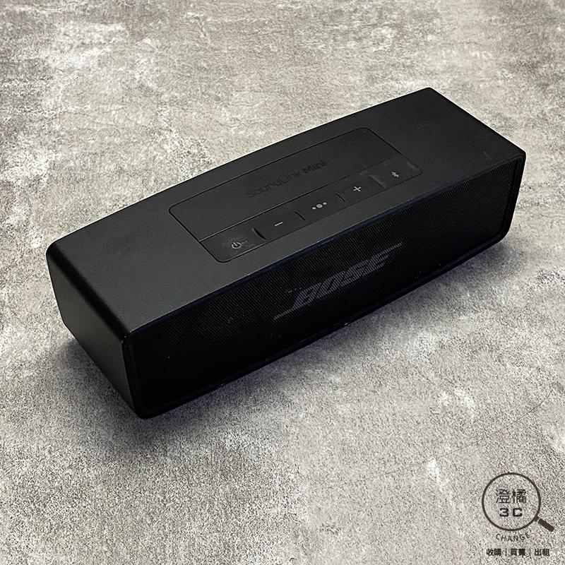『澄橘』BOSE Soundlink Mini II 藍芽揚聲器喇叭 黑《二手 歡迎折抵 中古》A77102