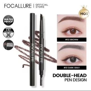 FOCCALURE Pensil Alis Long Lasting Waterproof Tahan Lama