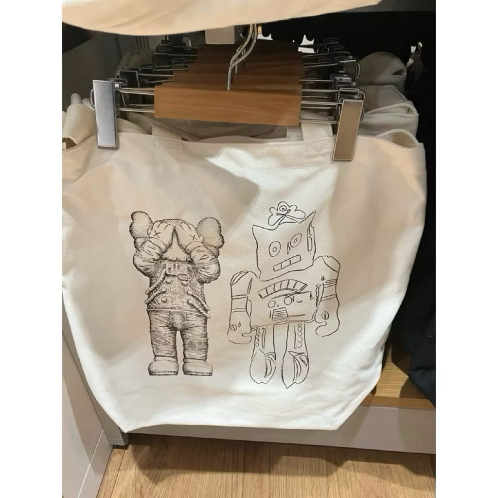 「時分玩具」 Uniqlo EKMH KAWS + Warhol 2WAY 托特包 全新未使用