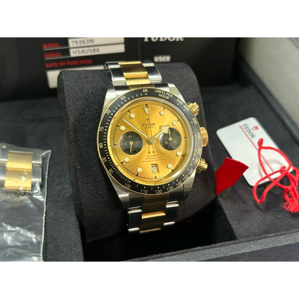 帝舵 Tudor black bay chrono 金熊貓 / 79363