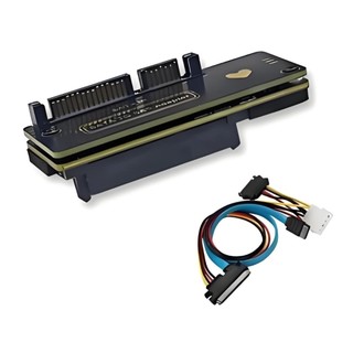 ♞,♘,Sata 轉 SAS HDD 適配器卡 6Gbps SATA 3.0 22Pin 轉 SAS 29Pin 擴充套件卡
