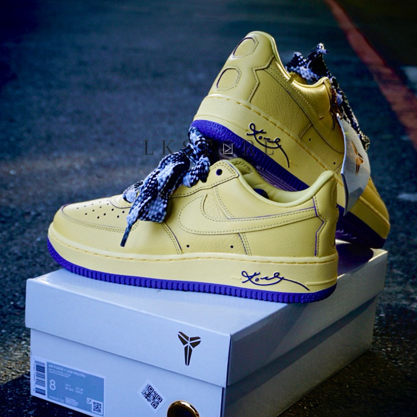 {LKSTORE} NIKE AIR FORCE 1 Kobe Bryant HV9408-700 黃色