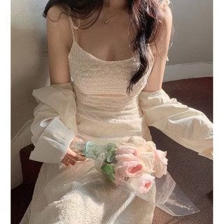🇰🇷Chloe C. 韓國東大門服飾🇰🇷 mello 正韓民族風細肩綁帶洋裝