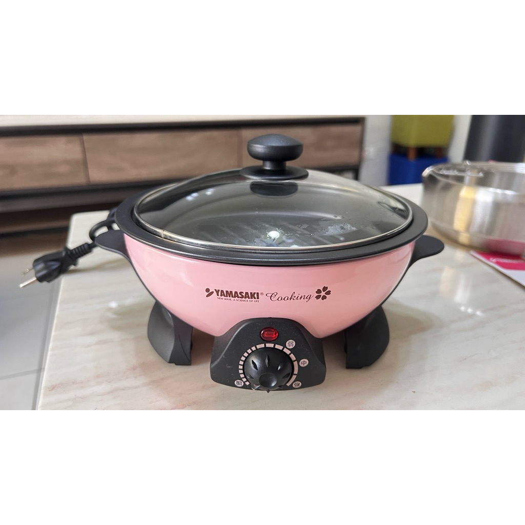 『斷捨離』山崎不鏽鋼多功能電火鍋（二手已過保）