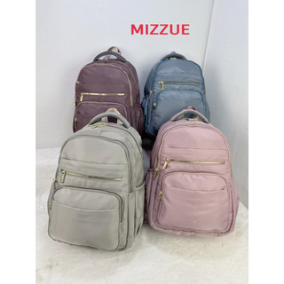 MIZZUE(現貨8色)韓版多隔層🎀防潑水💦💦尼龍電腦後揹包🎀大容量揹包 男女通用 輕巧 手提 學生書包可插拉桿G809