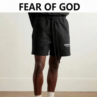 25SS新款標籤設計 Fear Of God Essentials Always On系列 彈性腰帶 美式重磅休閒短褲